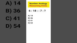 Number Analogy reasoning classes|| ssc cgl reasoning tricks | ssc gd reasoning classes