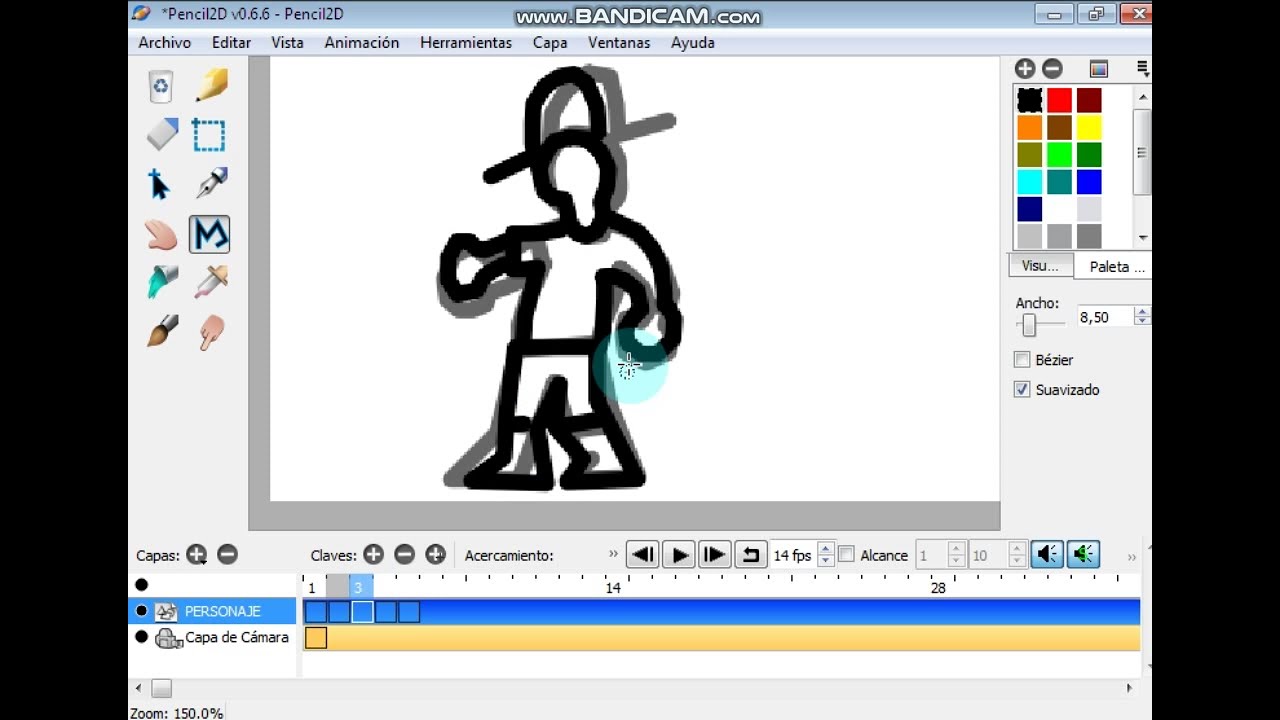 COMO USAR PENCIL2D TUTORIAL BASICO 2 - YouTube