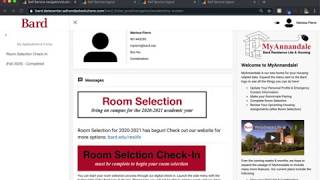 Room Selection Step 1: Check-In