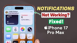Fix- Notification Not Working on iPhone 17 Pro Max | Pro