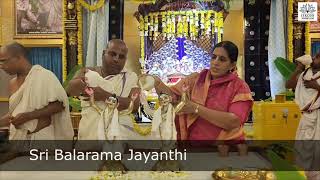 Sri Balarama Jayanthi 2023: Celebrating with Julan Seva at ISKCON Ahobilam.