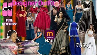 Meesho huge haul | Wedding Designer outfit | south Lehenga | Indo western  | Fully stitched lehenga