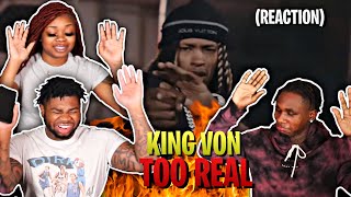 King Von - Too Real (Official Video) | REACTION