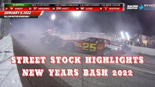 Street Stocks Race Highlights - New Years Bash at Dillon