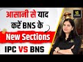 Easy way to learn New Sections Of BNS | IPC vs BNS | Utkarsh Law Classes | Rekha Ma'am