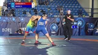 Qual. GR - 70 kg: N. KAIRMANOV (KAZ) v. V. BOUKIS (GRE)