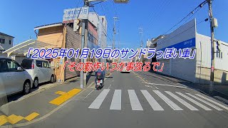 2025年01月19日のサンドラっぽい車「その動作いつか事故るで」