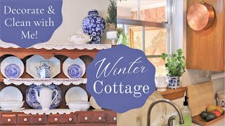 Winter Cottage Style Clean & Decorate with Me 2022! Decorate Simply After Christmas