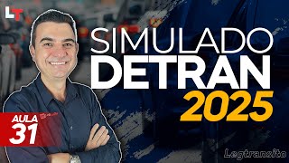 SIMULADO DETRAN QUESTÕES 2025 - AULA 31 #SimuladoLegTransito2025 #Detran2025