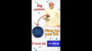 5G Launched in India | Jio 5G | Airtel 5G 🚀 #5ginindia #5gservice #5gshort #5g #5gspeed