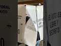 Piden a Máynez no meterse en la fila en casilla para votar #shorts