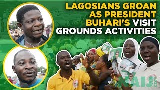 Lagosians groan as President Buhari's visit grounds activities | Legit TV