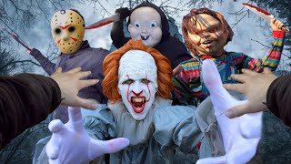 Horror Villains VS Parkour POV (Michael Myers, Chucky, Jason Voorhees, Pennywise...)