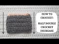 How To Crochet: Half Double Crochet Decrease | Tutorial, DIY, Beginner Crochet,Basic Crochet,Learn 💕