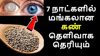 7 நாட்களில் மங்கலான கண் தெளிவாக தெரியும் | Best Food for Eyesight | Improve Vision Easily | Eyesight