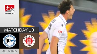 Late Goals from Serra | Arminia Bielefeld - St. Pauli 2-0 | All Goals | MD 13 Bundesliga 2 - 22/23