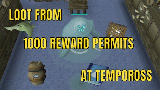 Loot from 20 hours of Tempoross - 1000 Reward permits  - OSRS