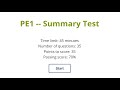 Python Essentials 1 Summary Test with explanation