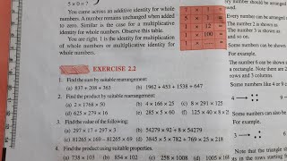 Maths class 6th chapter 2 Ex 2.2 Whole Numbers sloved All Questions