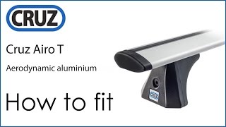 CRUZ Airo T roof bars - how to fit