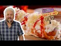 Guy Fieri Tries Balkan-Style Stuffed Pizza | Diners, Drive-Ins and Dives | Food Network