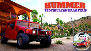 300hp HUMMER H1 I TEOTIHUACÁN DRAG STRIP I FORZA HORIZON-5 I GAMEPLAY [4K 60fps]