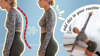FIX YOUR POSTURE | Back Exercises & Stretches for Better Posture