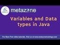 Java tutorials for beginners - Variables & Data types in java | Tutorial 8