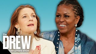 Drew Barrymore & Michelle Obama React to Eating Least Favorite Food | The Drew Barrymore Show