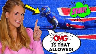 IRISH GIRL Rugby Coach Reacts To the CRAZIEST AMERICAN Football Trick Plays EVER!