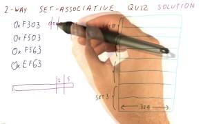 2 Way Set Associative Quiz Solution - Georgia Tech HPCA Part 3