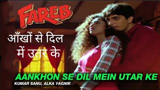 Aankhon Se Dil Mein आँखों से दिल में | Fareb | Kumar Sanu Alka Yagnik | Cover By Singer Dhoroni Das