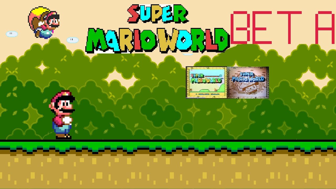 Games Betas: Super Mario World Beta - YouTube