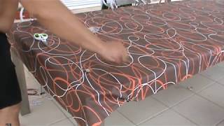Flying tablecloth, attach it to the terrace or balcony table.
