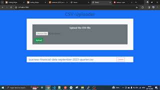 Backend Test: CSV Upload