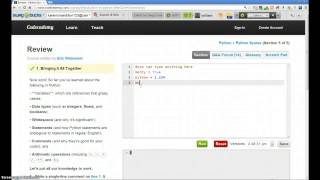 Codecademy Walkthrough- Python (5)