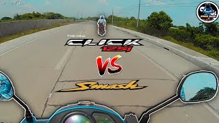 Honda Click 125i v2 vs Suzuki Smash 115 | Game Changer Vs Legendary #smash #hondaclick125i #motovlog