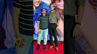 Amir Khan Poses With Eldest Son Junaid At A Film Premiere | Bollywood News | N18S #shorts #viral