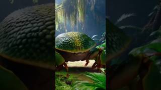 crab takes a stroll through the forest|ai generated vedio|#crab #ai