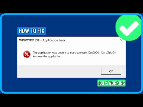 How to Fix the Application Was Unable to Start Correctly 0xc0000142 Error in Windows 10/11 (2025)