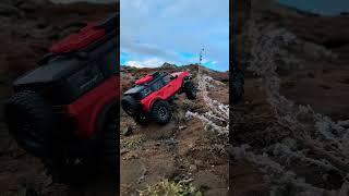 Axial SCX24 Hits The Trails! #shorts #rc #axial #4x4