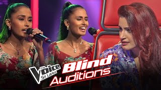 Twin G | Ran Kurahan Mala (රන් කුරහන් මල) | Blind Auditions | The Voice Sri Lanka