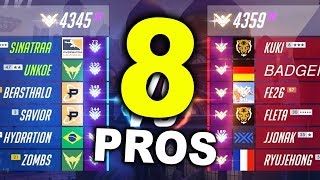 Sinatraa, Unkoe, Zombs, Hydration VS Ryujehong, Fleta, Jjonak, Kuki STACKED Top 500 game (Season 8)