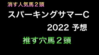 【競馬予想】 スパーキングサマーカップ 2022 予想