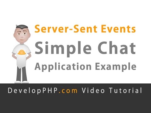 Server-Sent Events Simple Chat Application Example