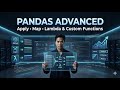 Pandas Advanced Tutorial | Apply, Map & Lambda Functions Explained with Real Example #pythontutorial