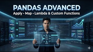 Pandas Advanced Tutorial | Apply, Map & Lambda Functions Explained with Real Example #pythontutorial