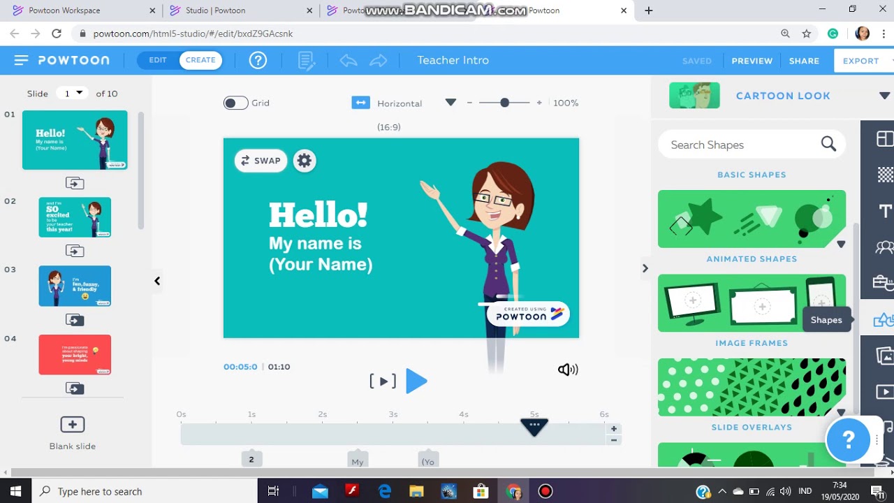 Tutorial How To Create Animated Learning Videos Using PowToon :) #ICT4E ...