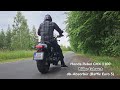 honda rebel cmx 1100 miller exhaust comparison with euro 5 baffle and with racing db absorber