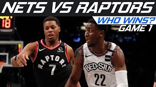Who Wins Nets vs Raptors? Game 1 8.17.20 | Hosted by @ReelTPJ